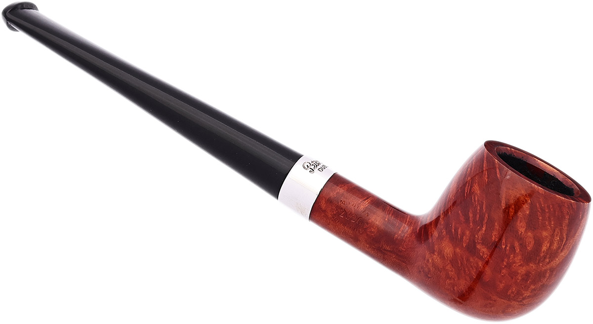 Peterson Junior Terracotta Silver Mounted Canted Apple Fishtail