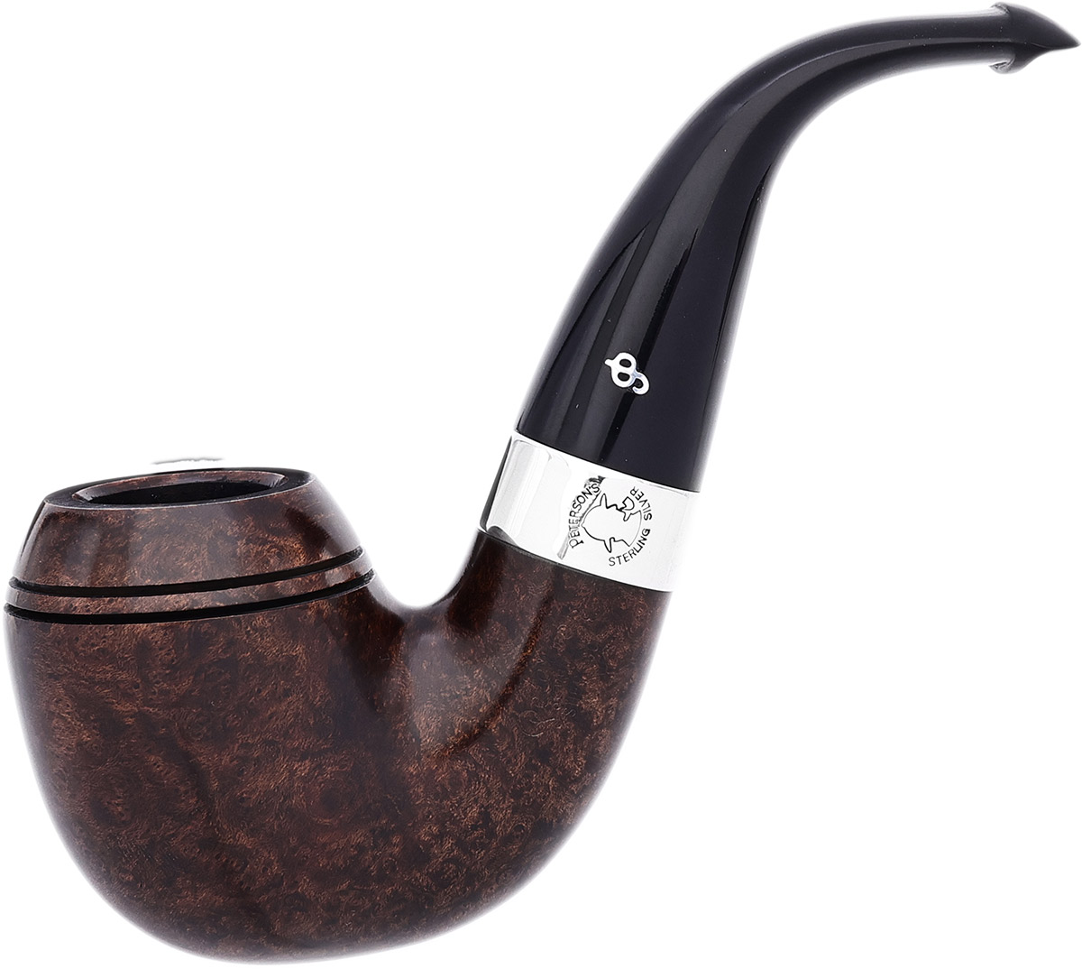 Peterson Sherlock Holmes Dark Smooth Baskerville P-Lip