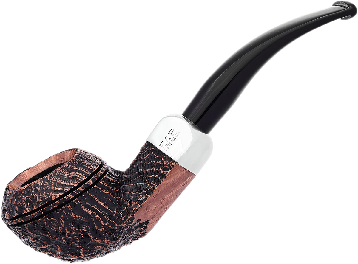 Arklow Sandblasted (80s) Fishtail Tobacco Pipe