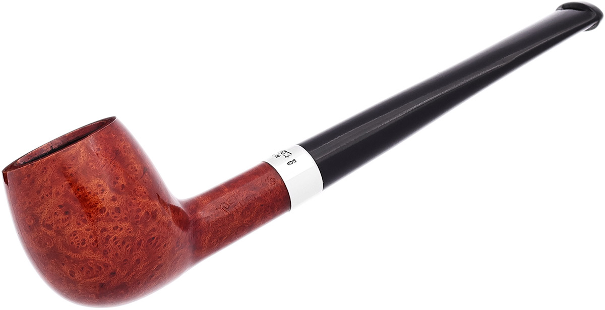 Peterson Junior Terracotta Silver Mounted Canted Apple Fishtail