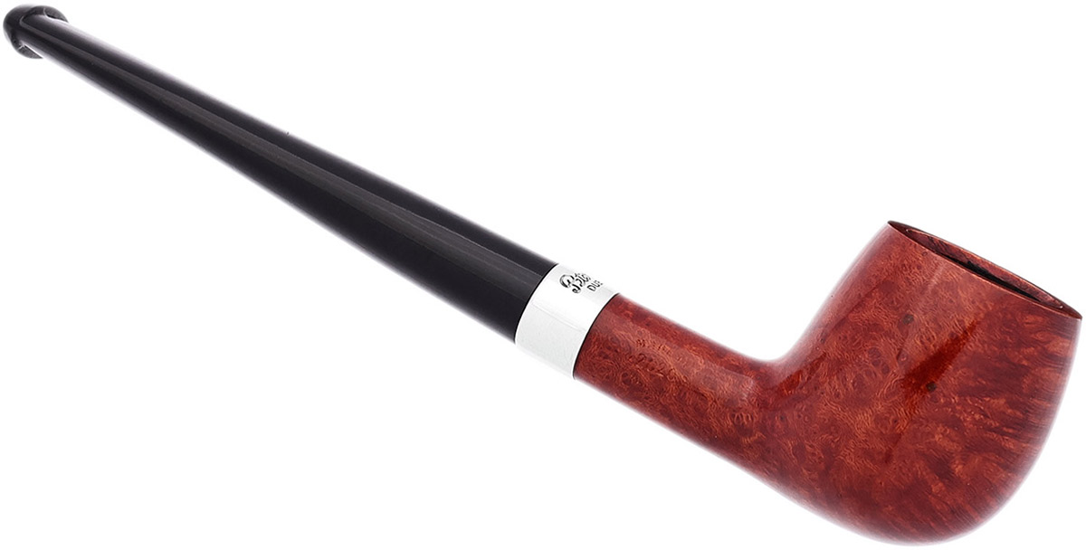 Peterson Junior Terracotta Silver Mounted Canted Apple Fishtail