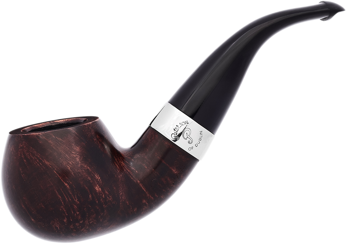 Aran Smooth Nickel Mounted (XL02) P-Lip Tobacco Pipe