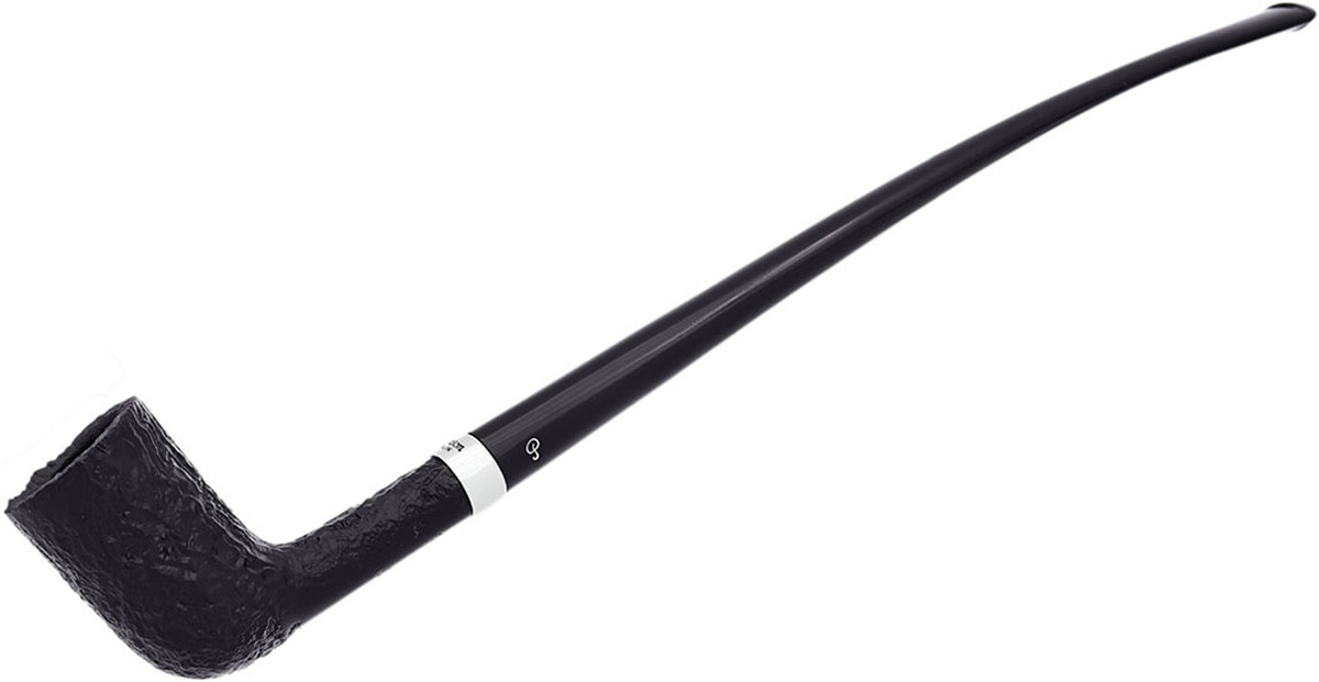 Churchwarden Sandblasted Dublin Fishtail Tobacco Pipe