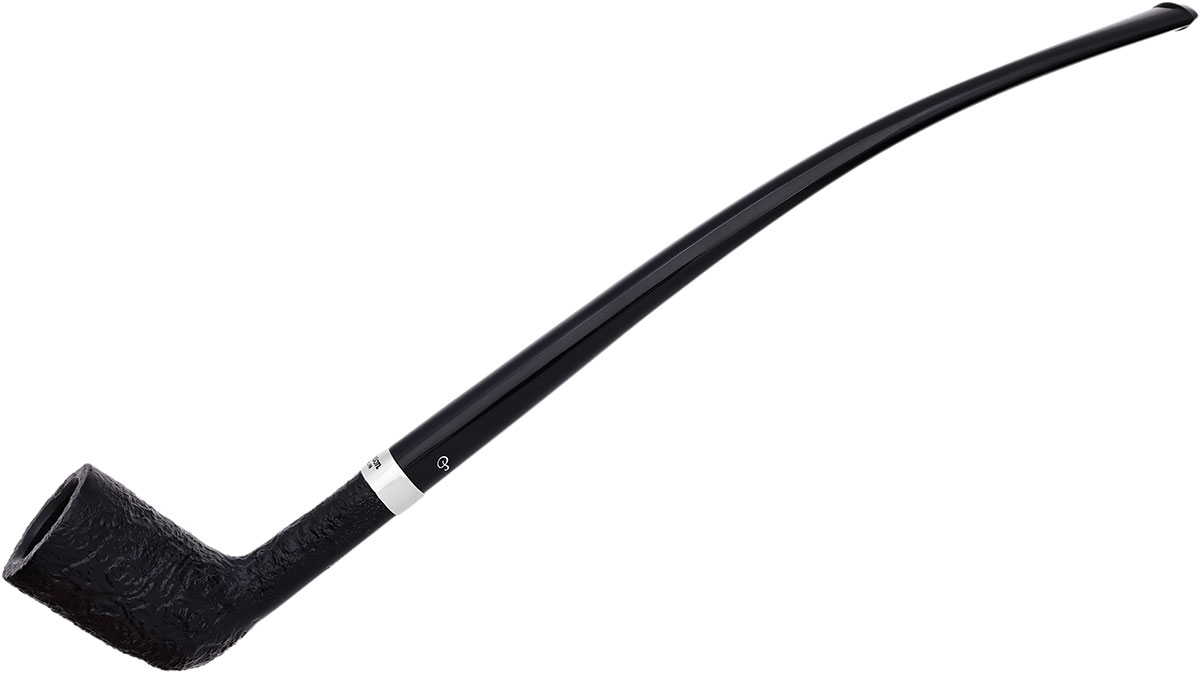 Churchwarden Sandblasted Dublin Fishtail Tobacco Pipe