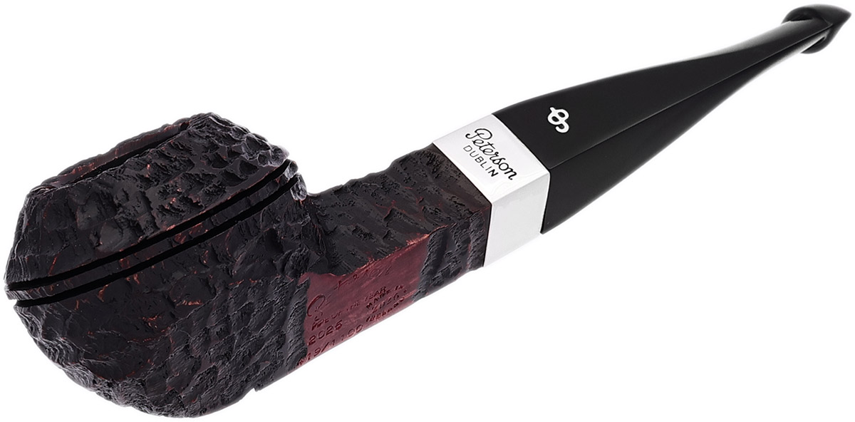 Peterson Pipe of the Year 2026 Rusticated P-Lip (419/1100)