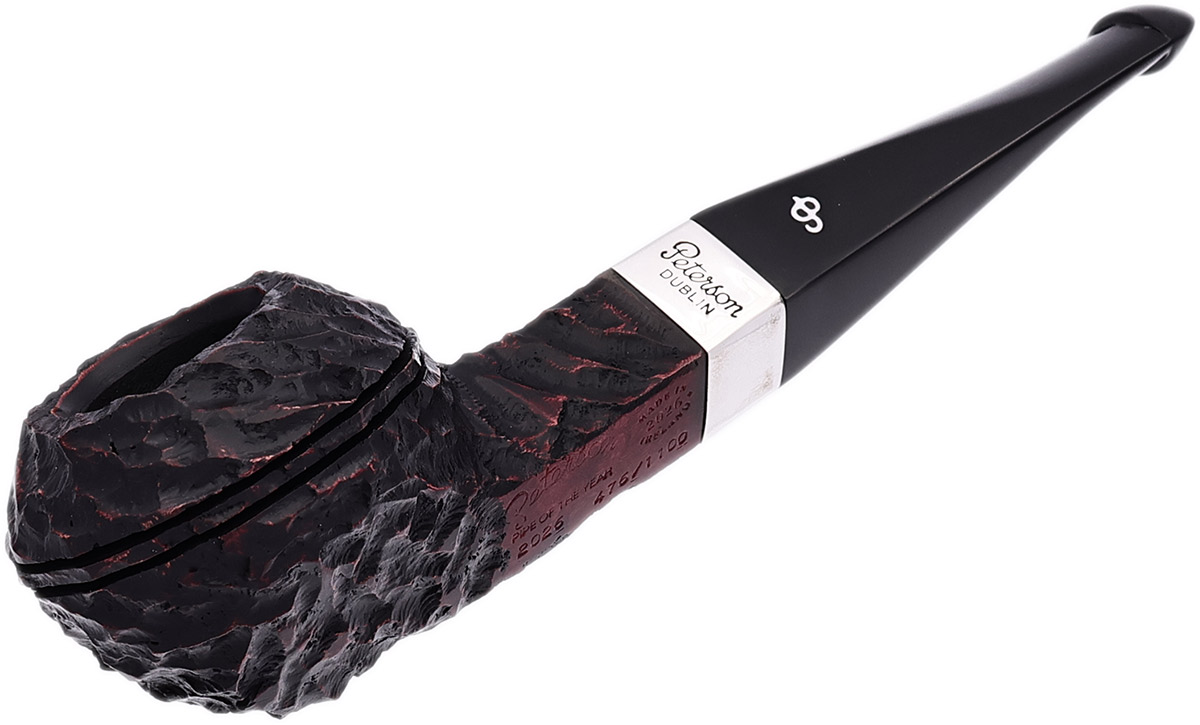 Peterson Pipe of the Year 2026 Rusticated P-Lip (476/1100)