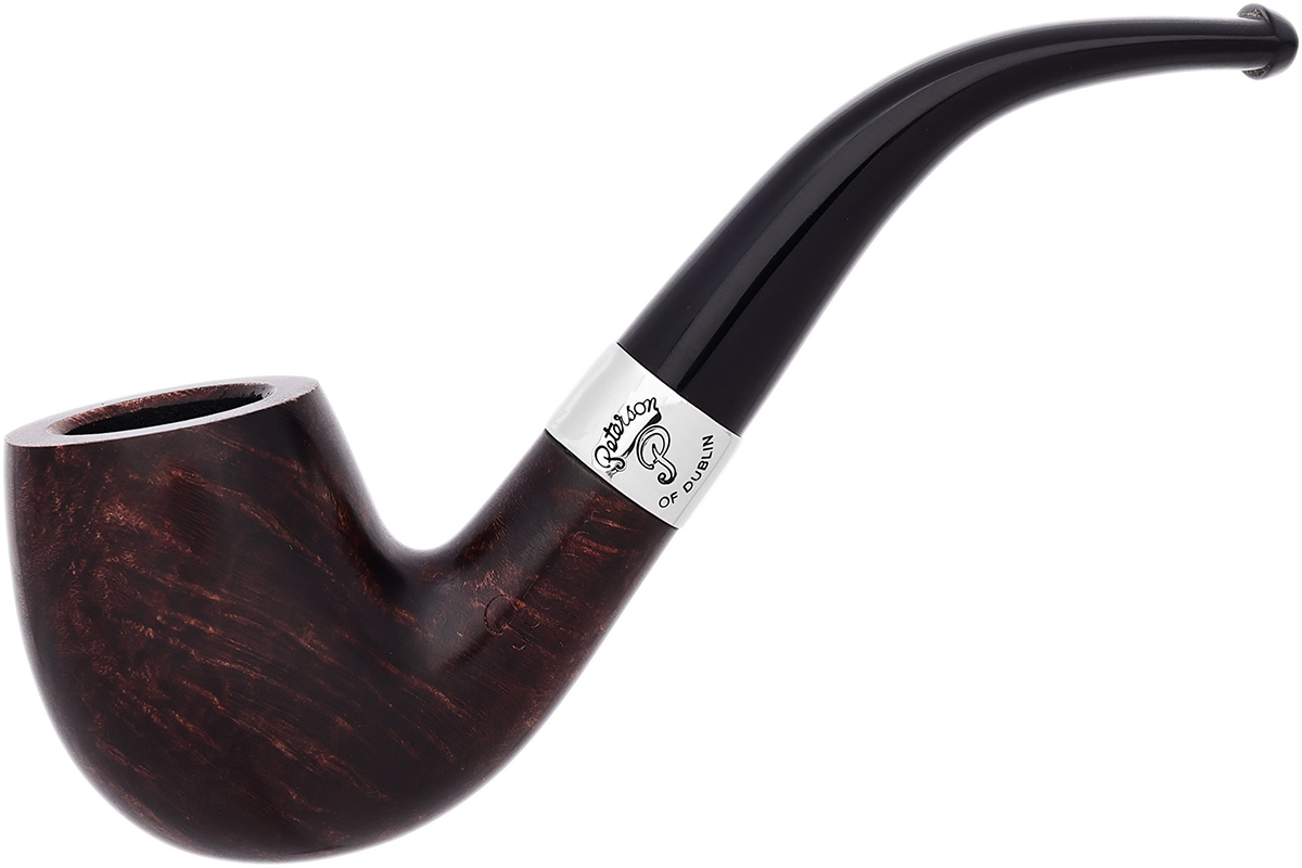 Aran Smooth Nickel Mounted (69) Fishtail Tobacco Pipe