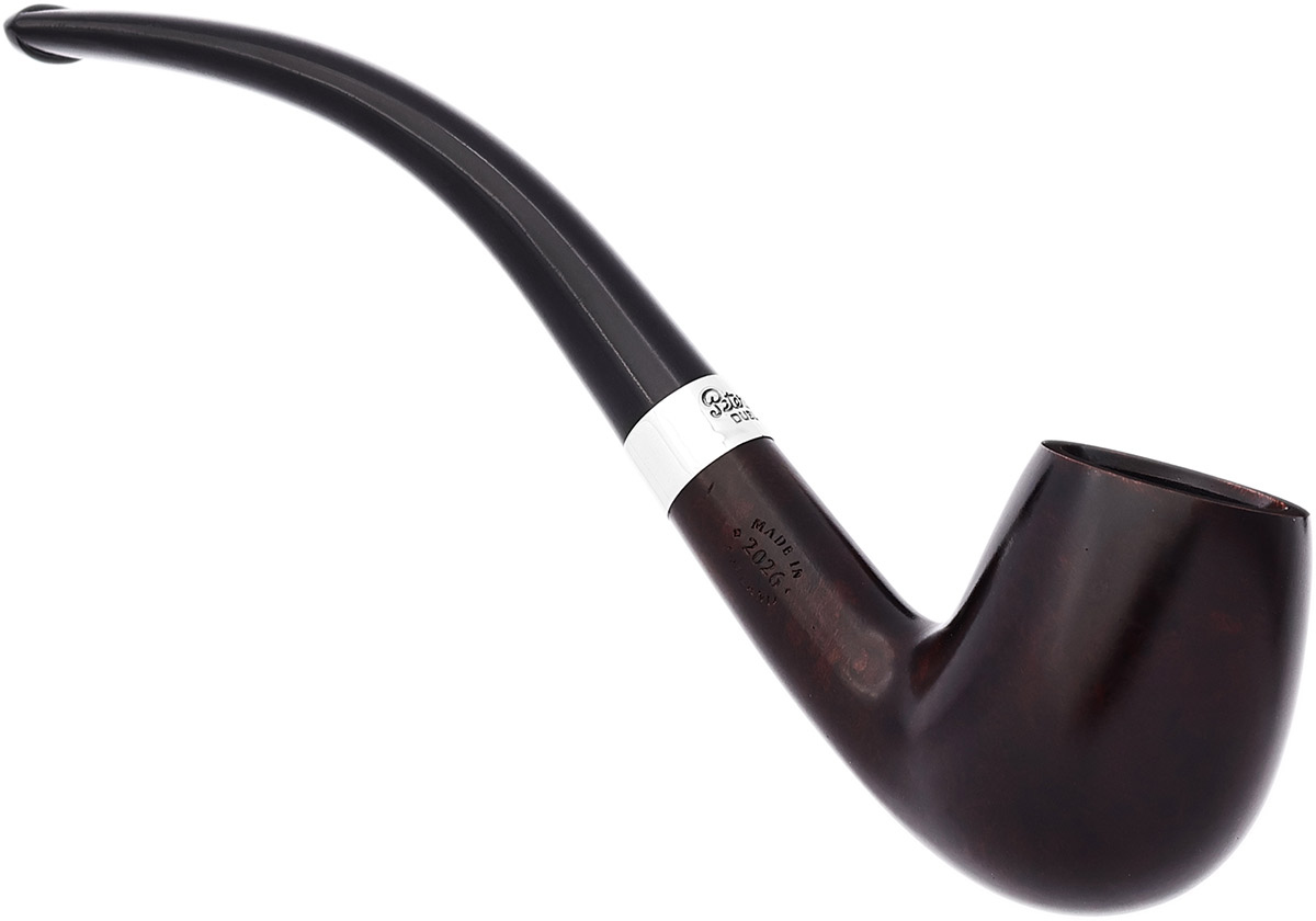 Peterson Junior Heritage Silver Mounted Bent Billiard Fishtail