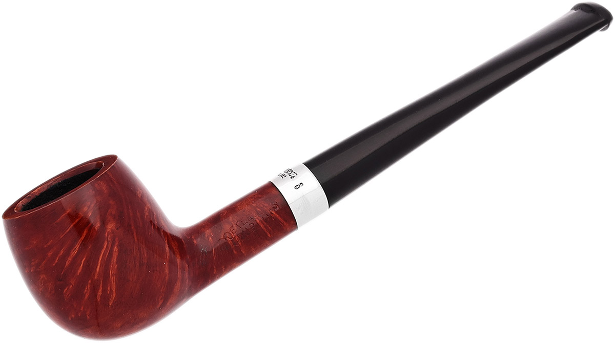 Peterson Junior Terracotta Silver Mounted Canted Apple Fishtail