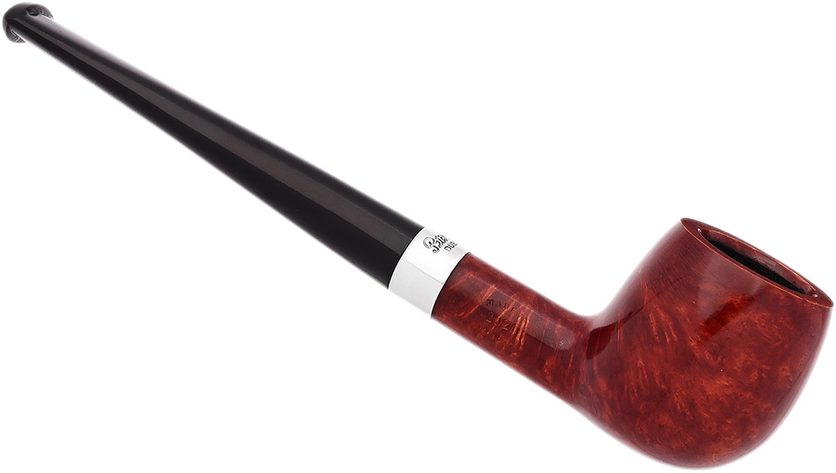 Peterson Junior Terracotta Silver Mounted Canted Apple Fishtail