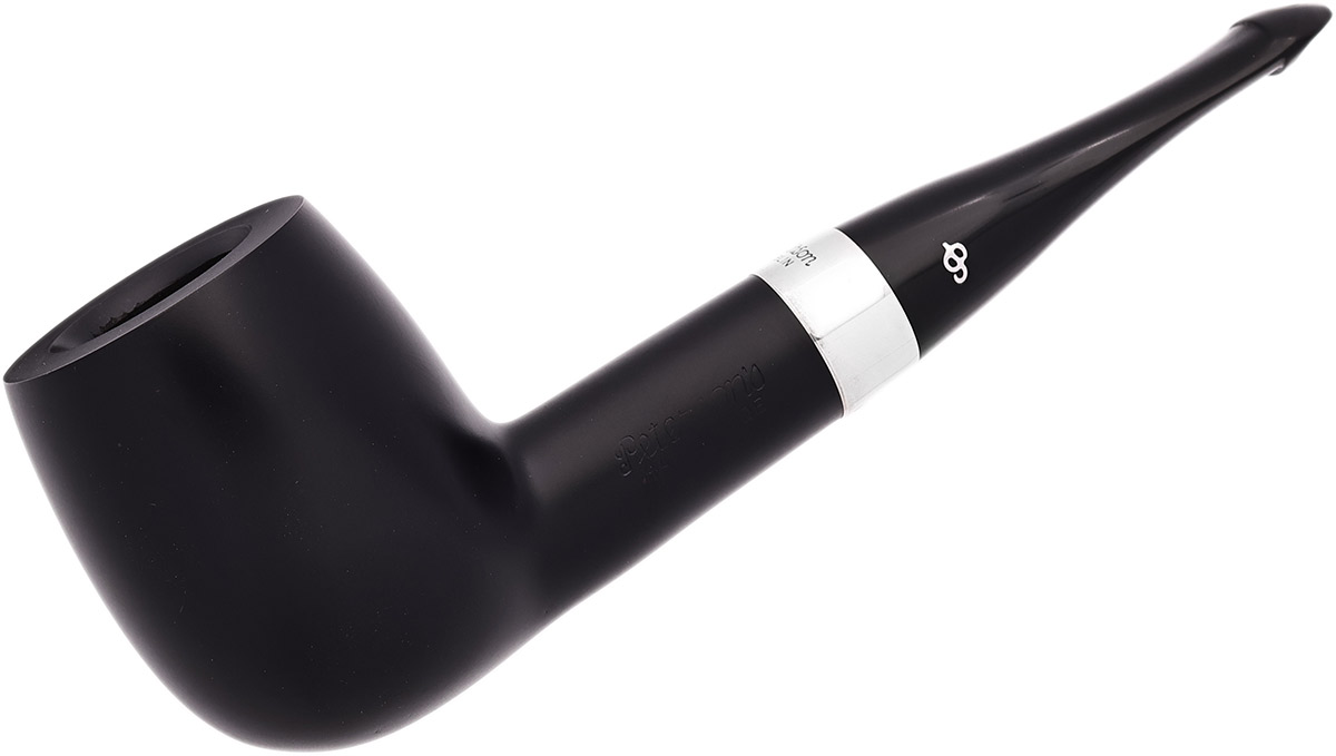 Peterson House Pipe Ebony Billiard P-Lip