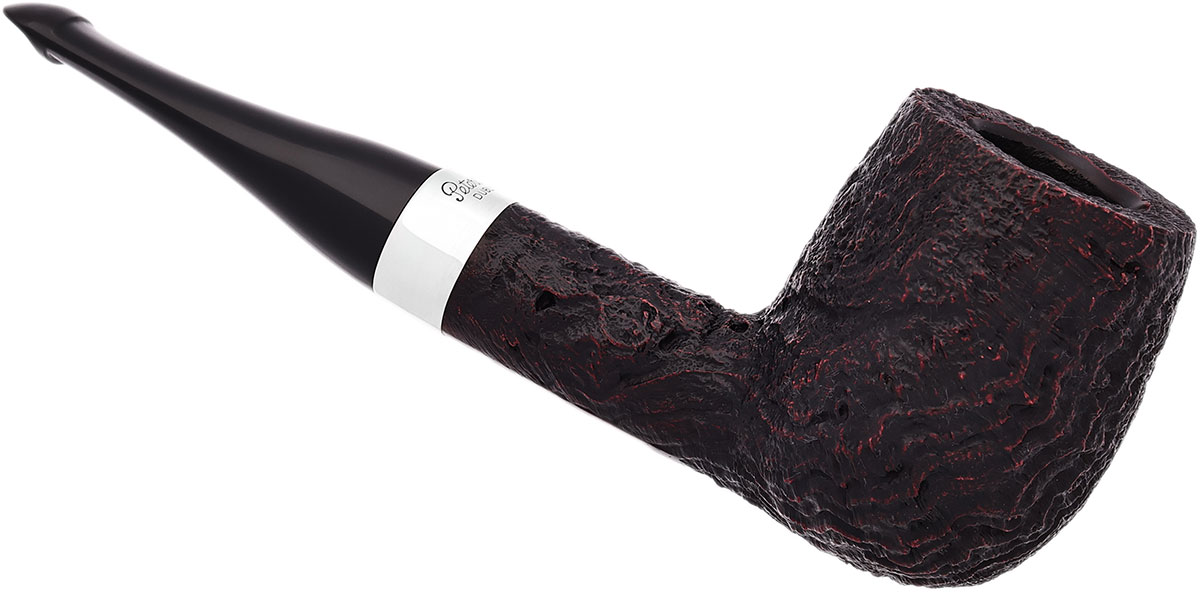 Peterson House Pipe Sandblasted Billiard P-Lip