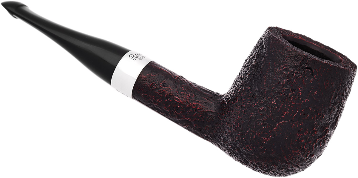 Peterson House Pipe Sandblasted Billiard P-Lip