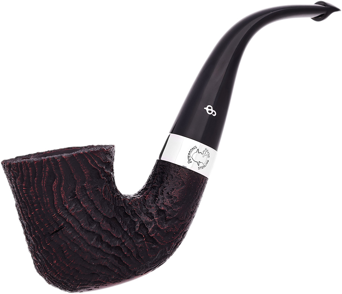 Peterson Sherlock Holmes Sandblasted Original P-Lip