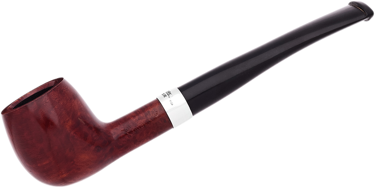 Peterson Junior Terracotta Silver Mounted Canted Apple Fishtail