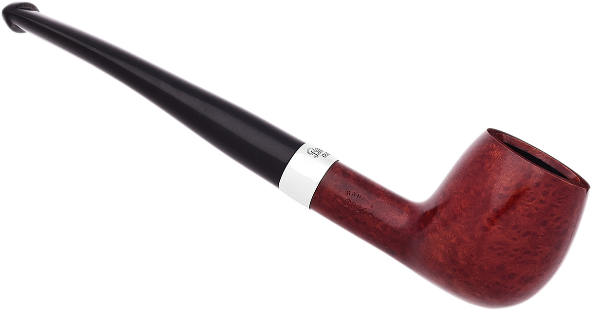 Peterson Junior Terracotta Silver Mounted Canted Apple Fishtail