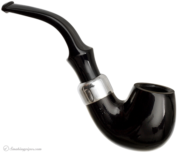 Peterson System Standard Ebony (317) Fishtail Tobacco Pipe