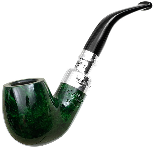 Peterson: Green Spigot (221) Fishtail Tobacco Pipe