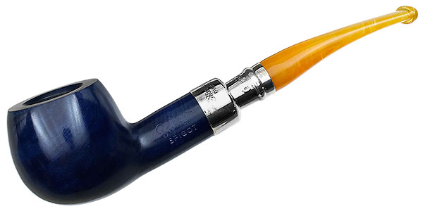 Peterson: Smooth Horn Stem Spigot (408) Fishtail Tobacco Pipe