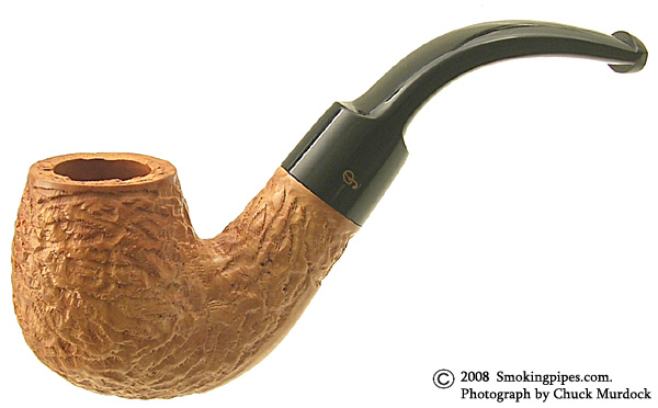 Shamrock Rustic (221) Fishtail Tobacco Pipe