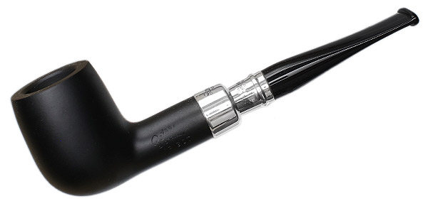 Peterson: Ebony Spigot (X105) Fishtail Tobacco Pipe