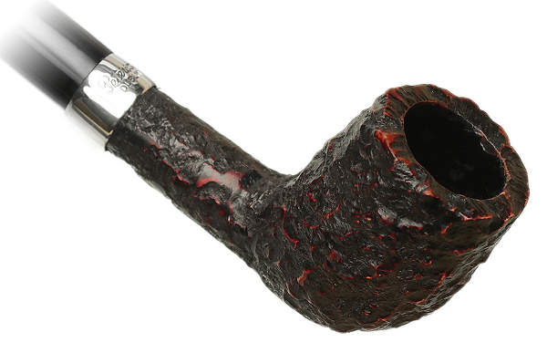 Peterson Churchwarden Rusticated Belgique Fishtail