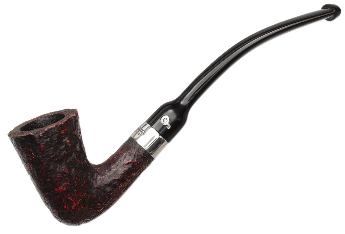Peterson Speciality Rusticated Nickel Mounted Calabash Fishtail