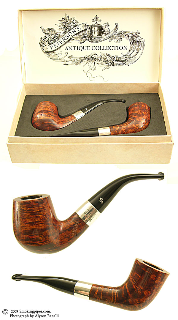 Peterson: Antique Collection Smooth Fishtail Tobacco Pipe