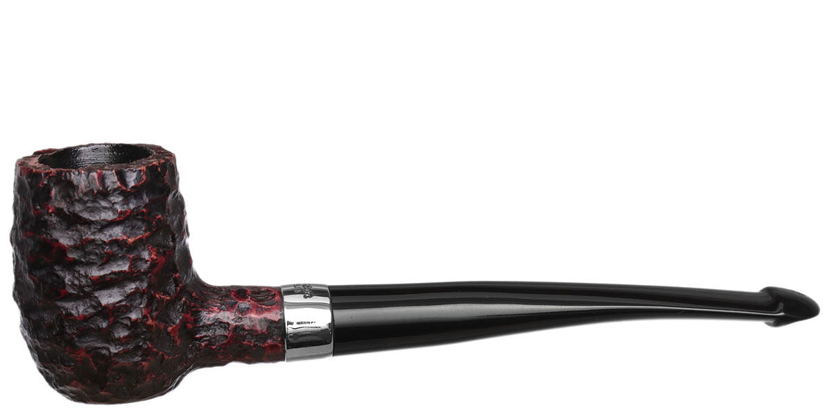 Peterson Speciality Rusticated Nickel Mounted Barrel P-Lip