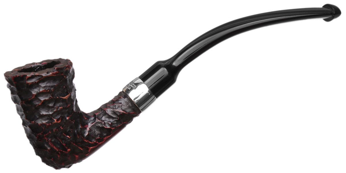 Peterson Speciality Rusticated Nickel Mounted Calabash Fishtail
