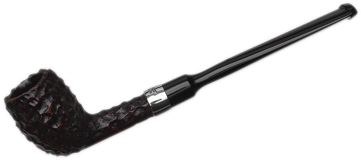 Peterson Speciality Rusticated Nickel Mounted Belgique Fishtail