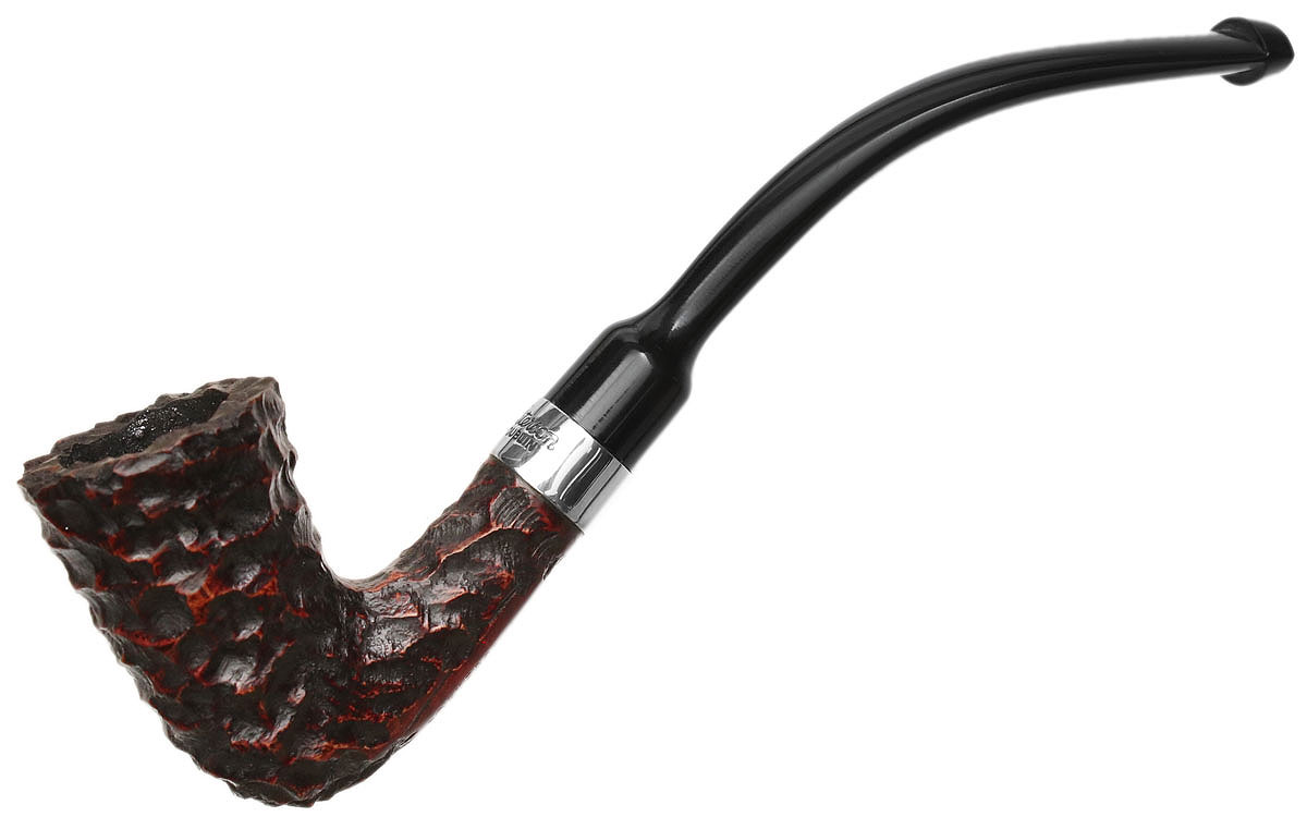 Peterson Speciality Rusticated Nickel Mounted Calabash Fishtail