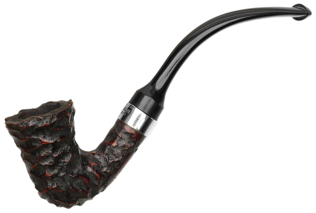 Peterson Speciality Rusticated Nickel Mounted Calabash Fishtail