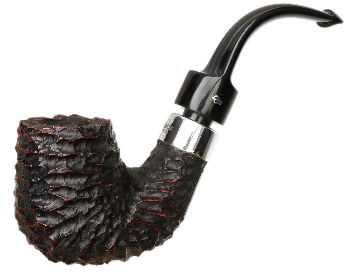 Peterson House Pipe Rusticated Bent P-Lip