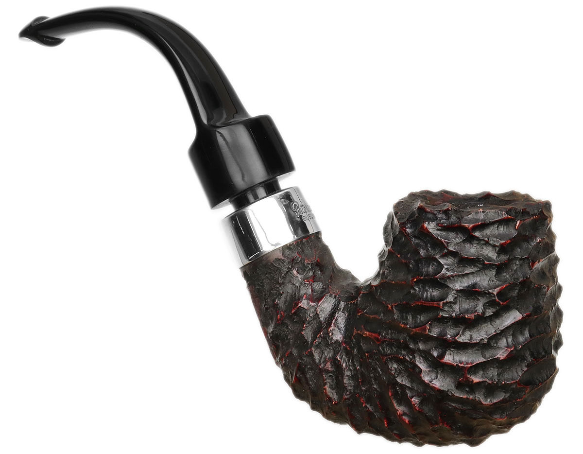 Peterson House Pipe Rusticated Bent P-Lip