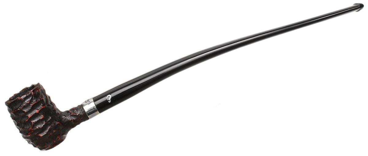 Peterson Churchwarden Rusticated Barrel Fishtail