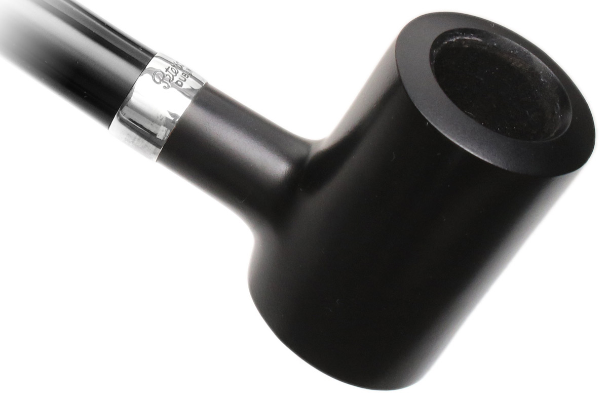 Peterson Churchwarden Ebony Silver Mounted Tankard Fishtail