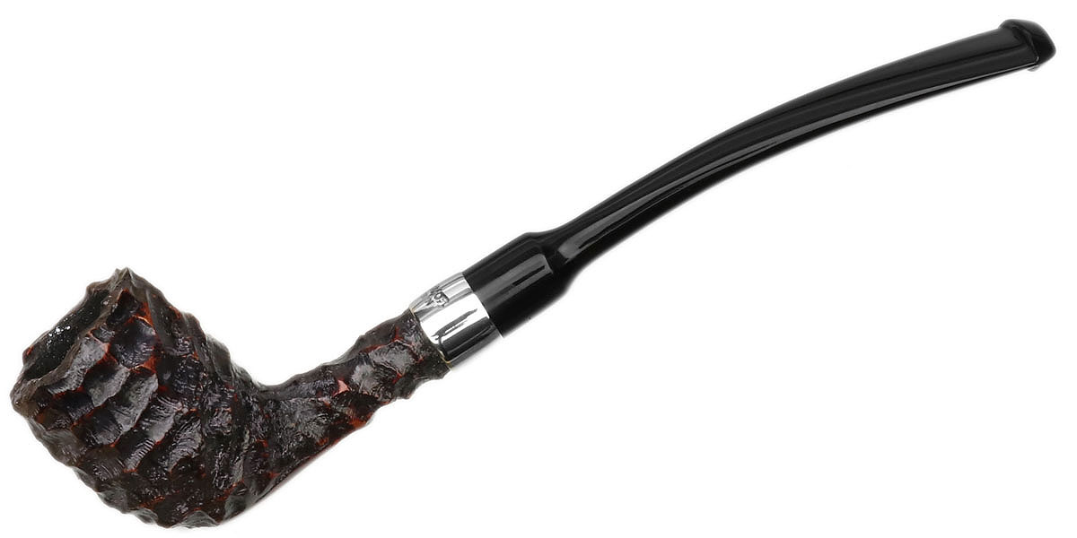 Peterson Speciality Rusticated Nickel Mounted Belgique Fishtail