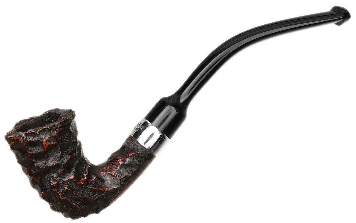 Peterson Speciality Rusticated Nickel Mounted Calabash Fishtail