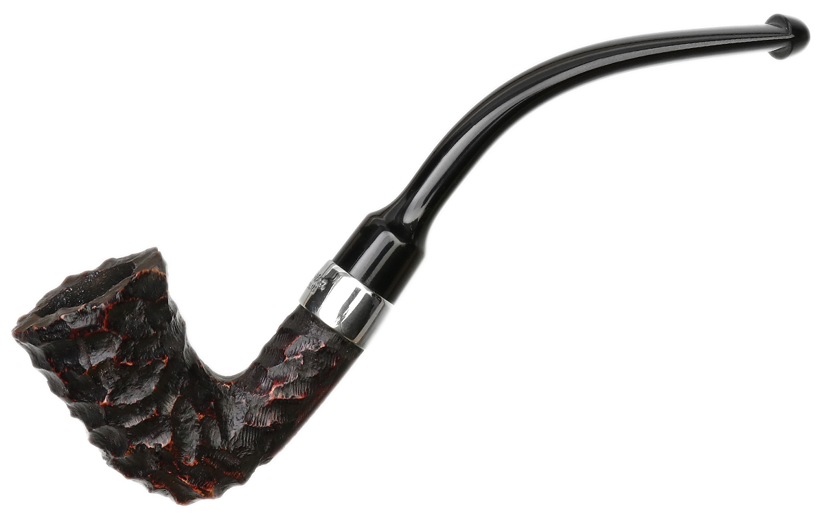 Peterson Speciality Rusticated Nickel Mounted Calabash Fishtail