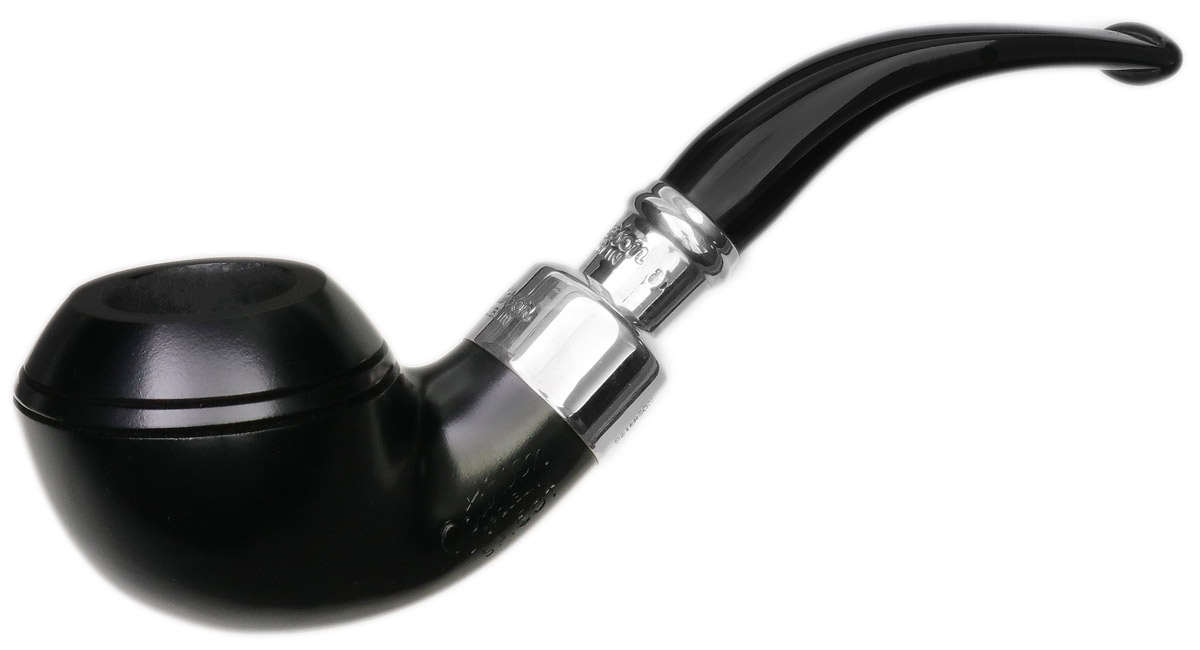 Peterson: Ebony Spigot (999) Fishtail Tobacco Pipe