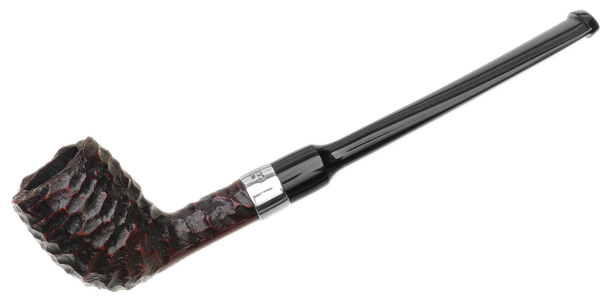 Peterson Speciality Rusticated Nickel Mounted Belgique Fishtail