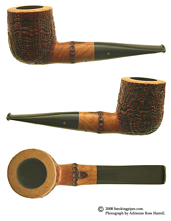 Radice Twin Bore Oil Cured Silk Cut Billiard with Faux Bamboo (O)