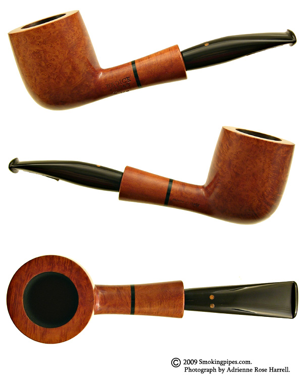 Radice Twin Bore Oil Cured Clear Bent Billiard (O)