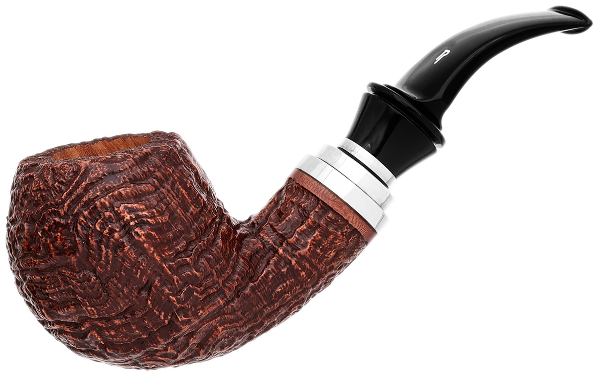tobacco sahara Sahara Bent Apple with Silver (3) (YYY) (Skipper) (2026) Tobacco Pipe