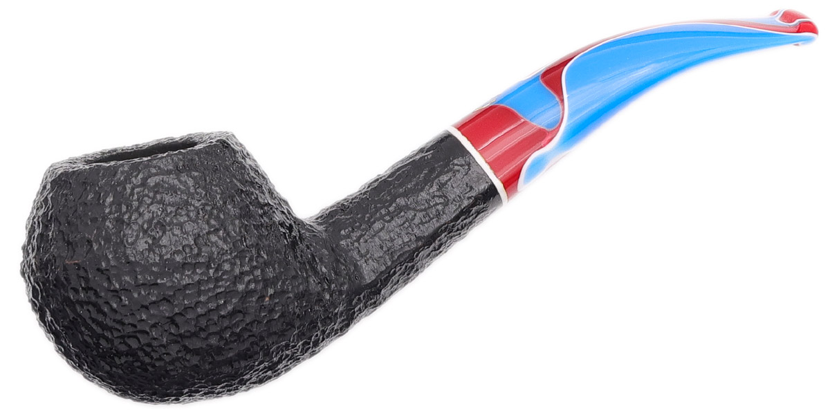 Savinelli Colombina Rusticated Black (673 KS) (6mm)