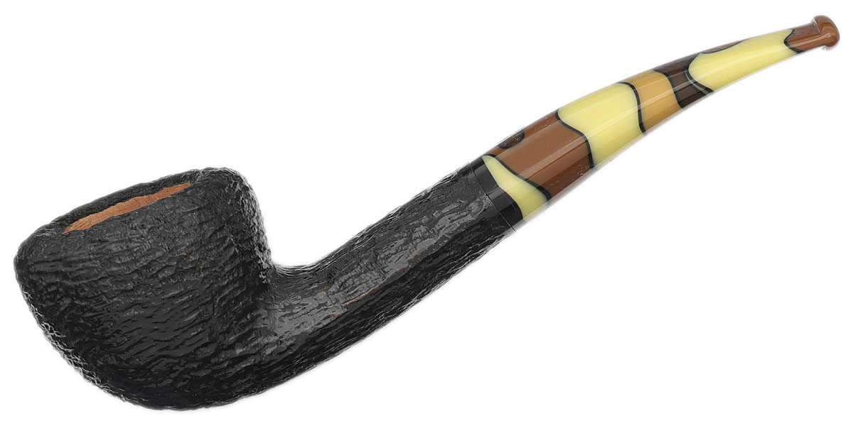 Savinelli Paloma Rusticated Black (316 KS) (6mm)