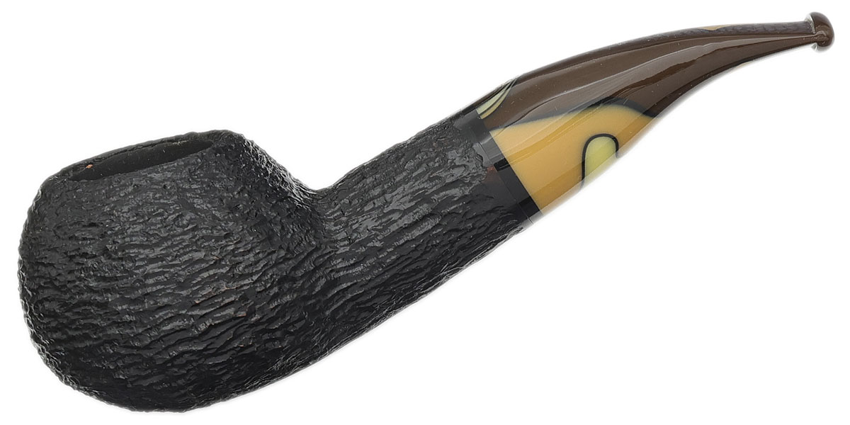 Savinelli Paloma Rusticated Black (320 KS) (6mm)