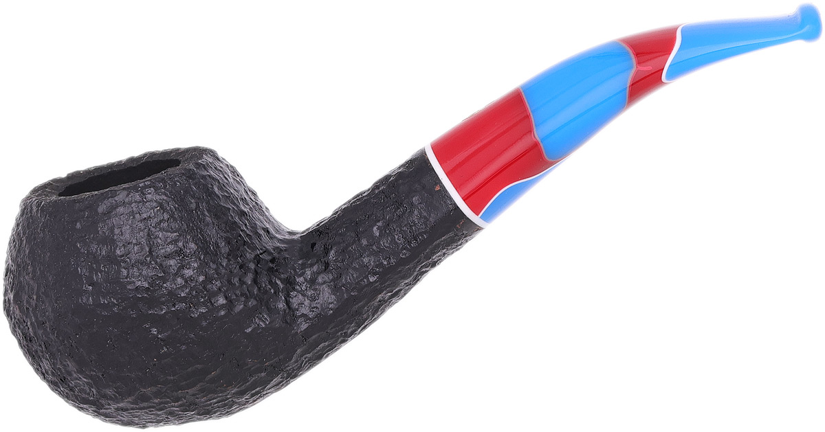 Savinelli Colombina Rusticated Black (673 KS) (6mm)