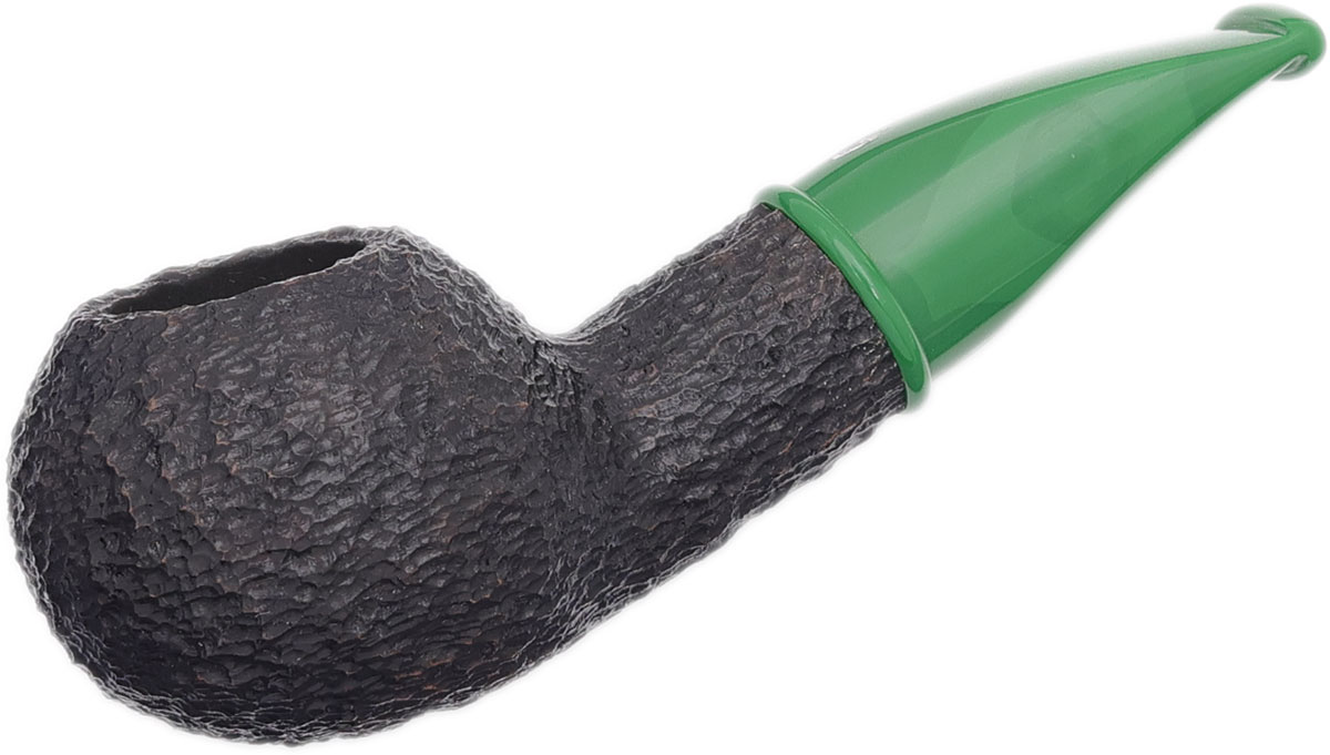 Savinelli Mini Rusticated Green Stem (321) (6mm)